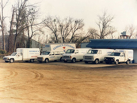 Photo of Catering by George's fleet of vans